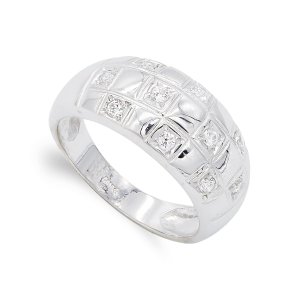 18K SORTIJA ORO BLANCO CIRCONITAS