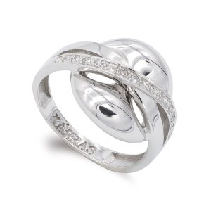 18K SORTIJA ORO BLANCO CIRCONITAS
