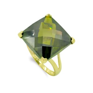 18K SORTIJA PIEDRA 16X16 MM GARRAS