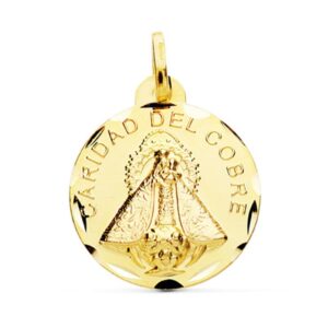 18K VIRGEN CARIDAD DEL COBRE 24 MM