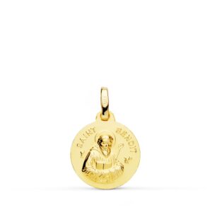 9K MEDALLA SAINT BENOIT 14 MM