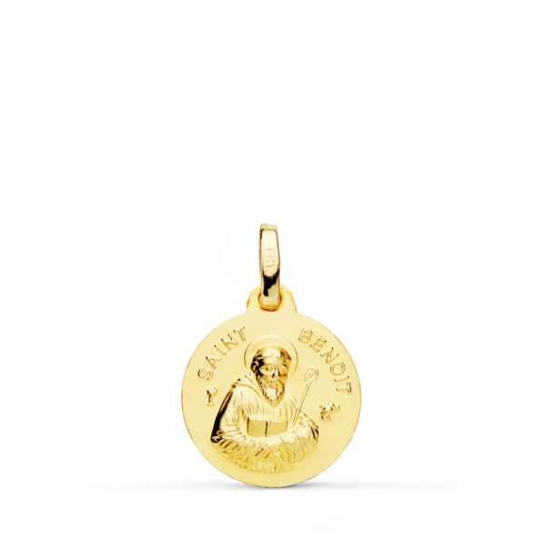 9K MEDALLA SAINT BENOIT 14 MM