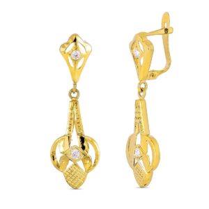 18K PENDIENTES CUBANAS