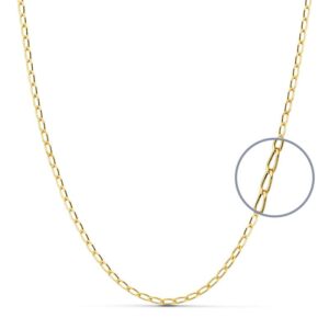 18K CADENA ORO AMARILLO MACIZA BILBAO 60 CM 2 MM