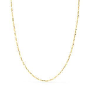 18K CADENA ORO AMARILLO MACIZA CARTIER 3X1. LARGO 50 CM ANCHO 1 MM
