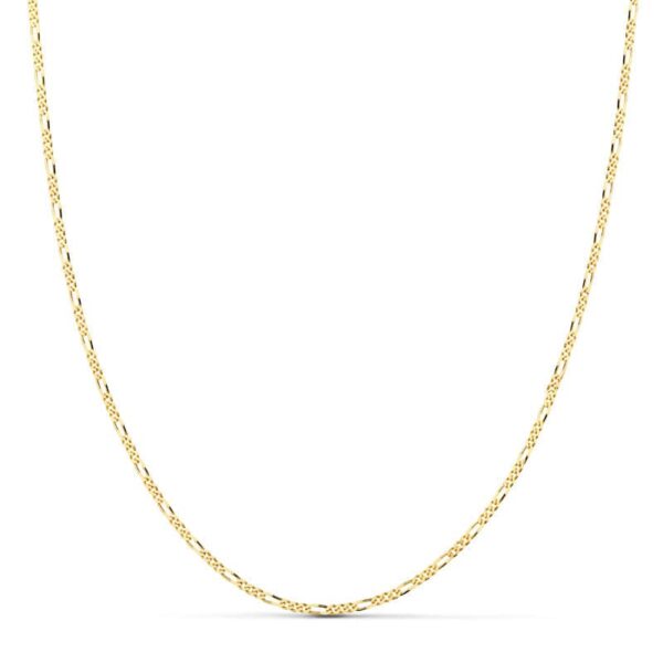 18K CADENA ORO AMARILLO MACIZA CARTIER 3X1 60 CM 1 MM