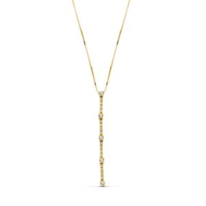 18K GARGANTILLA ORO AMARILLO CIRCONITAS 45 CM