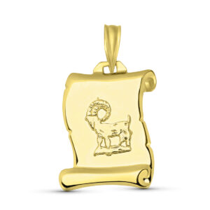 18K HORÓSCOPO ARIES PERGAMINO