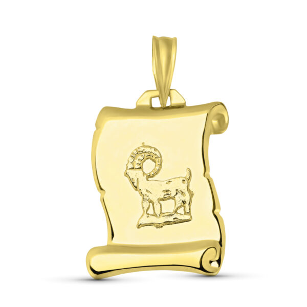 18K HORÓSCOPO ARIES PERGAMINO