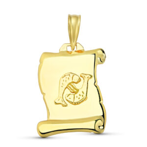 18K HORÓSCOPO PISCIS PERGAMINO