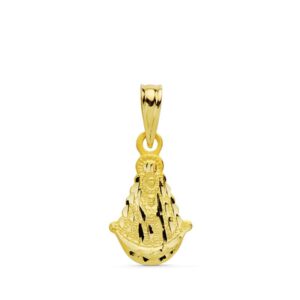 18K VIRGEN DEL ROCIO SILUETA 15X10 MM