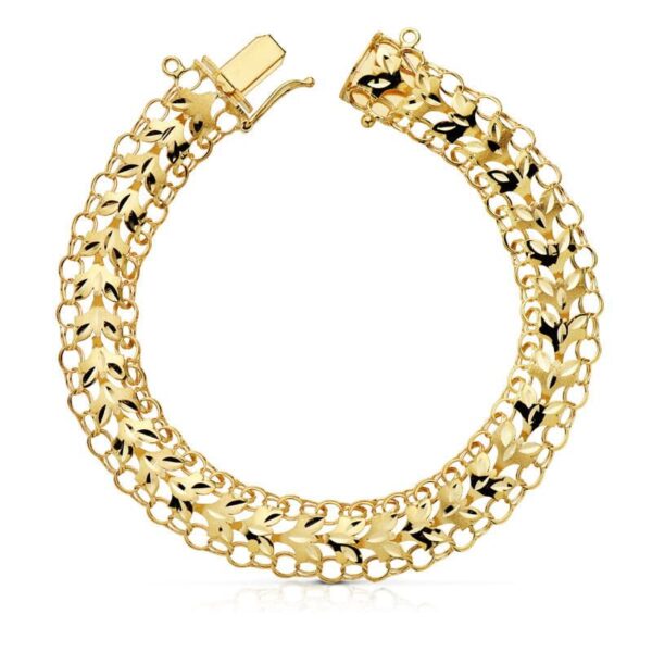 18K PULSERA PRINCESA 10 MM 20 CM 12.0 GR