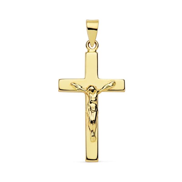 18K CRUZ CRISTO. 23X12 MM