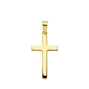 18K CRUZ LISA PALO RECTANGULAR. 23X12 MM