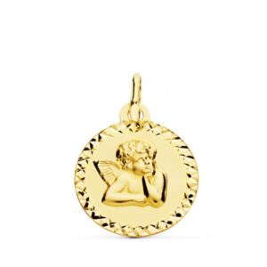 9K MEDALLA ANGEL 16 MM TALLA CRUZ