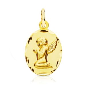 18K MEDALLA ANGEL 19 X 12 MM