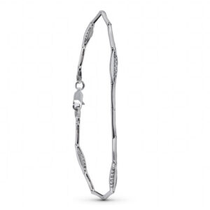 18K PULSERA ORO BLANCO CIRCONITAS
