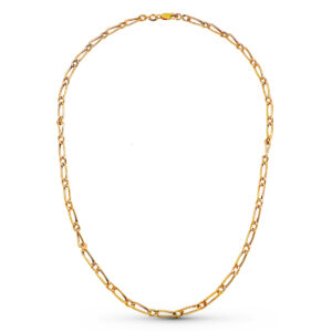 18K CADENA ORO AMARILLO CARTIER HUECA 50 CM 4 MM