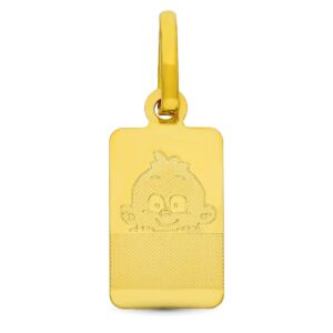 18K CHAPA ORO AMARILLO BEBE 16X8 MM