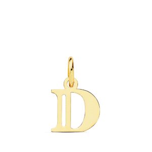 18K COLGANTE LETRA " D " . 11X9 MM