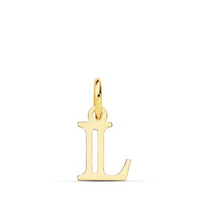 18K COLGANTE LETRA " L " . 11X8 MM
