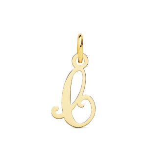 18K COLGANTE LETRA " C " 15X9 MM