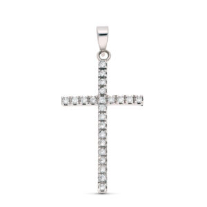 18K CRUZ CIRCONITAS 31X17 MM