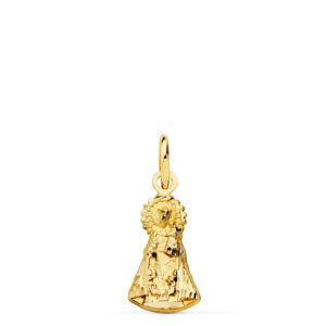 18K SILUETA VIRGEN DESAMPARADOS 15X8 MM