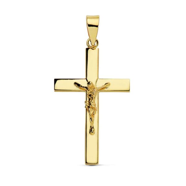 18K CRUZ CON CRISTO 25X16X3 MM