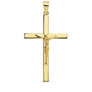 18K CRUZ CON CRISTO 35X22X3 MM