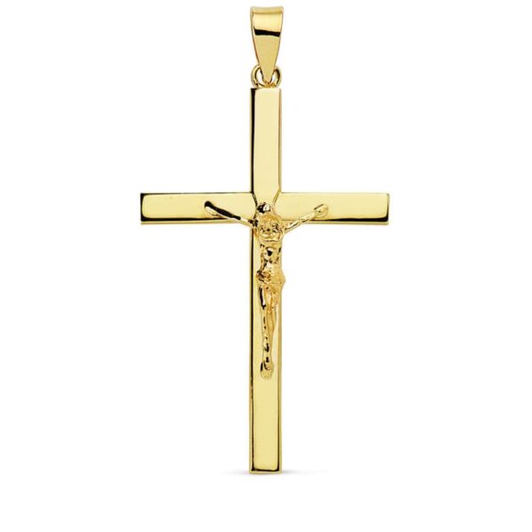 18K CRUZ CON CRISTO 35X22X3 MM