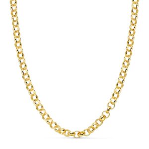 18K CADENA ROLO HUECA 45CM 5.5 MM