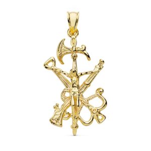 18K CRISTO LEGION 44X22 MM