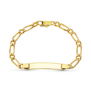 18K ESCLAVA ORO AMARILLO MACIZA 20 CM 5 MM
