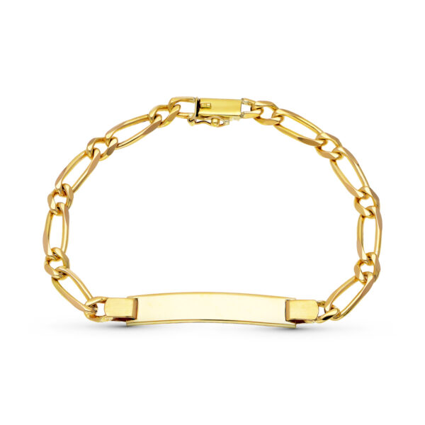 18K ESCLAVA ORO AMARILLO MACIZA 20 CM 5 MM