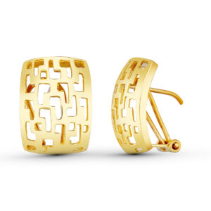18K PENDIENTES ORO CALADOS