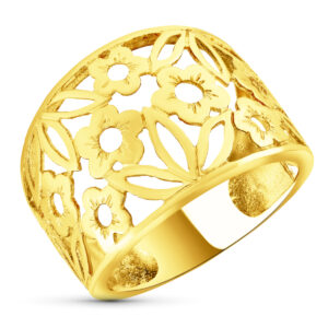 18K SORTIJA FLORES