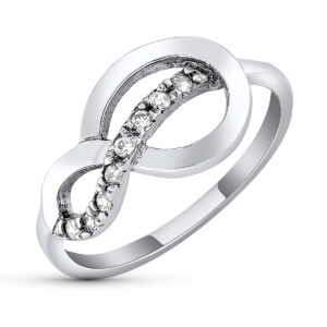 18K SORTIJA ORO BLANCO CIRCONITAS