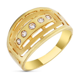 18K SORTIJA ORO AMARILLO CIRCONITAS