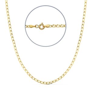 18K CADENA BILBAO HUECA 45CM 2 MM