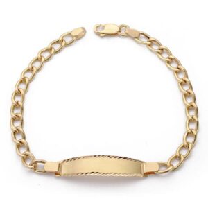 18K ESCLAVA COMUNION BARBADA 18.5CM