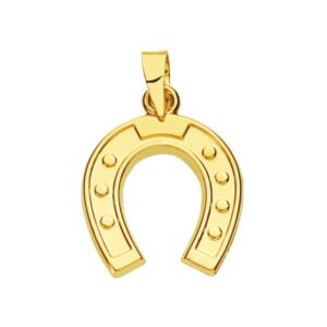 18K COLGANTE HERRADURA 20X15 MM