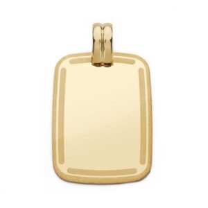 18K CHAPA MARCO 28X20 MM