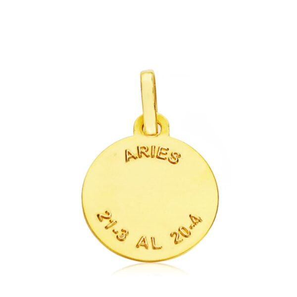 18K HOROSCOPO ARIES 13 MM - Imagen 2