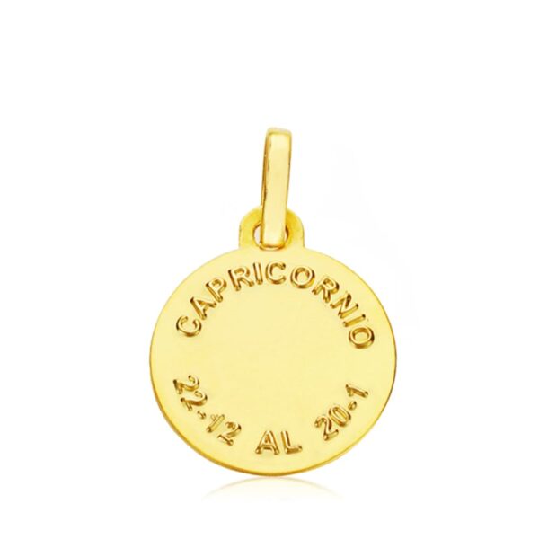 18K HOROSCOPO CAPRICORNIO 13 MM - Imagen 2