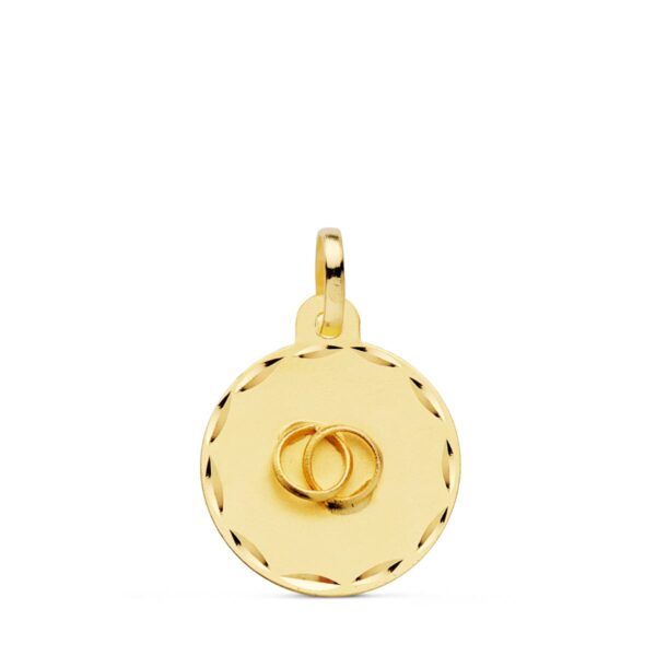 18K CHAPA DISCO ALIANZAS 13 MM