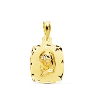 18K MEDALLA VIRGEN NIÑA 19X14 MM 1.90 GR
