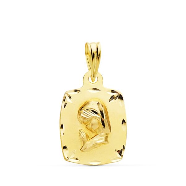 18K MEDALLA VIRGEN NIÑA 19X14 MM 1.90 GR