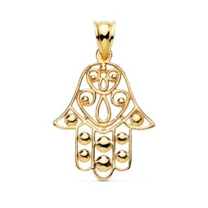 18K COLGANTE MANO FATIMA 27X23 MM