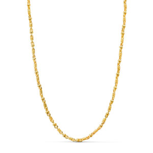 18K CADENA MACIZA. 60CM. 2.5 MM. 25.15GR.